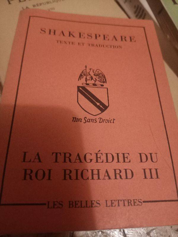 La tragédie du roi Richard 3 | Shakespeare