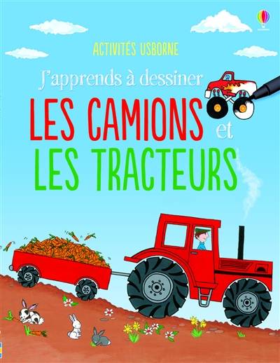 J'apprends à dessiner les camions et les tracteurs | Rebecca Gilpin, Nathalie Chaput