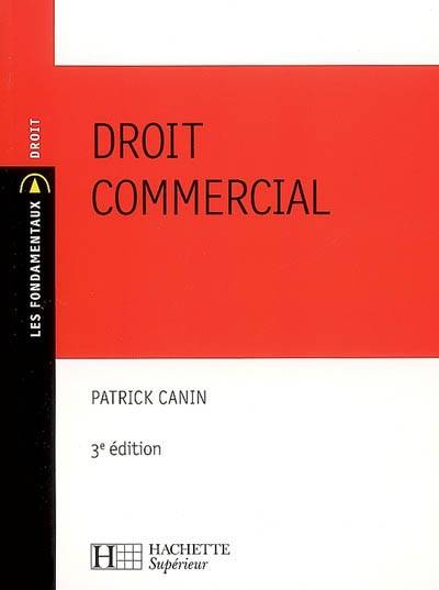 Droit commercial | Patrick Canin