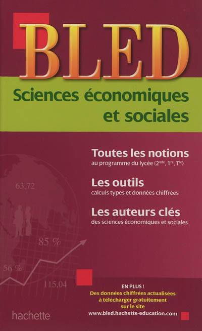 Bled sciences économiques et sociales | Marion Navarro, Vincent Barou, Laurent Braquet, Nicolas Danglade