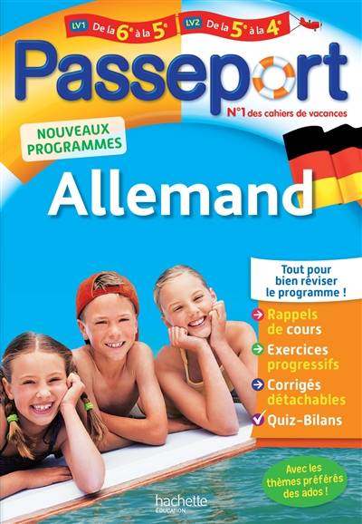 Passeport allemand de la 6e à la 5e ou de la 4e à la 3e : langue 1 ou langue 2 | Sylvia Gehlert