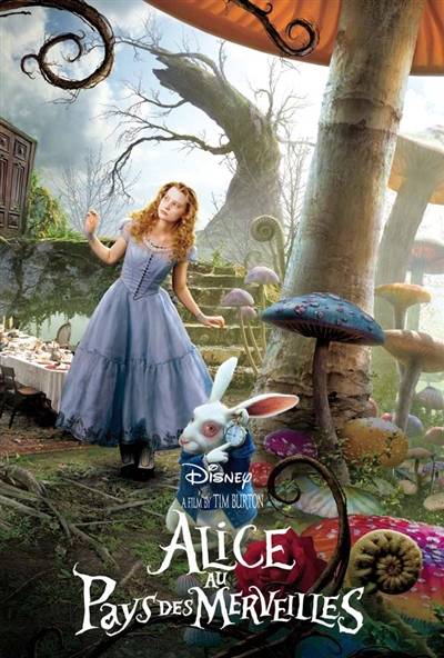 Alice au pays des merveilles | Walt Disney company, Tui Sutherland, Tim Burton, Natacha Godeau