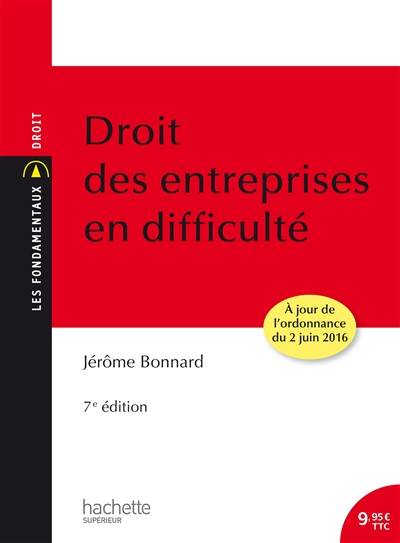 Droit des entreprises en difficulté | Jerome Bonnard