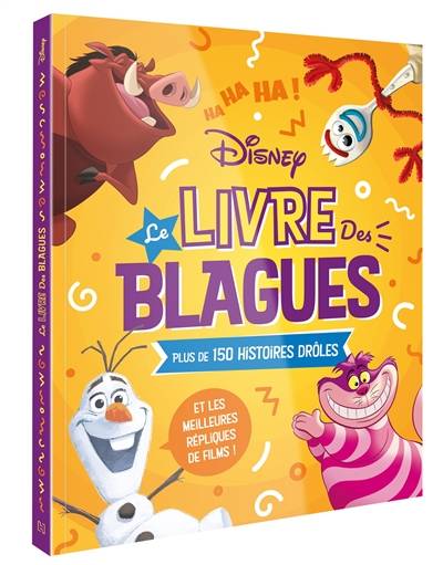 Le livre des blagues : plus de 150 histoires drôles et les meilleures répliques de films ! | Walt Disney company, Rodolphe Massé