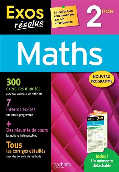 Maths 2de : nouveau programme | Lydia Misset, Marie-Andrée Belarbi