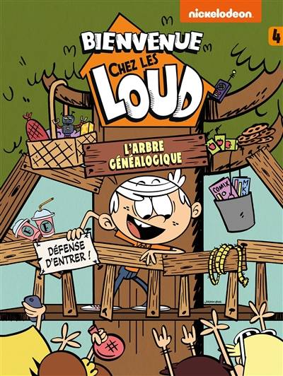 Bienvenue chez les Loud. Vol. 4. L'arbre généalogique | Nickelodeon productions, Benjamin Rivière