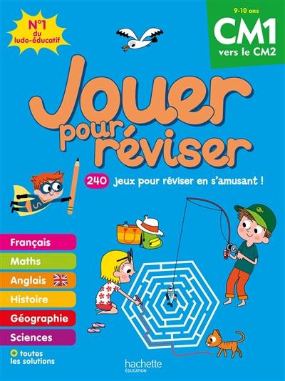 Jouer pour réviser, CM1 vers le CM2, 9-10 ans : 240 jeux pour réviser en s'amusant ! | Michele Lecreux, Therese Bonte