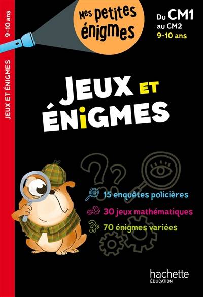 Jeux et énigmes, du CM1 au CM2, 9-10 ans | Michele Lecreux, Eric Berger, Pascal Guichard, Clemence Roux de Luze, Zou