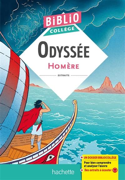 Odyssée : extraits | Homere, Isabelle de Lisle, Sylvie-Laure Beauthier, Monique Emond-Bonetto, Marie-Laure Bouchand, Marie-Rose Rougier