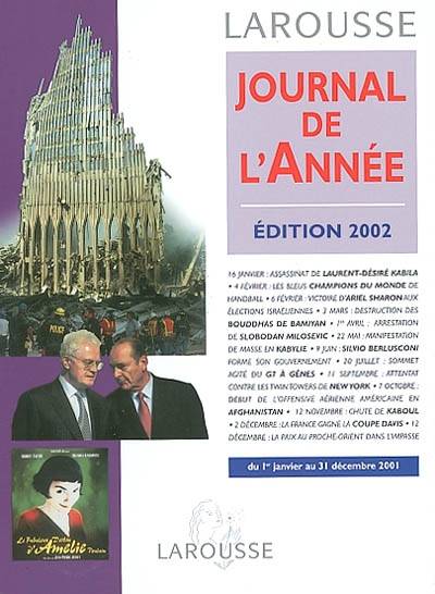 Journal de l'année : du 1er janvier au 31 décembre 2001 | 