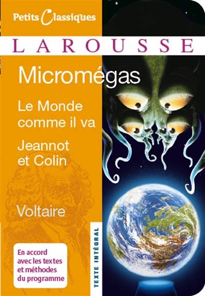 Micromégas. Le monde comme il va. Jeannot et Colin | Voltaire, Emmanuelle Sempère