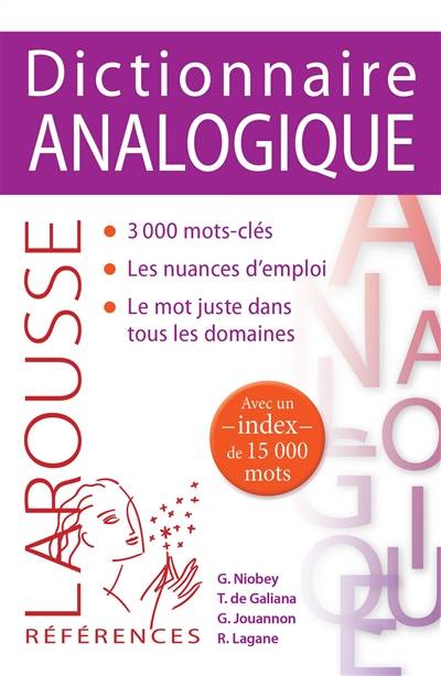 Dictionnaire analogique | Georges Niobey, Thomas de Galiana, Guy Jouannon, Rene Lagane