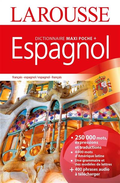 Dictionnaire maxipoche + espagnol : français-espagnol, espagnol-français | David Tarradas-Agea