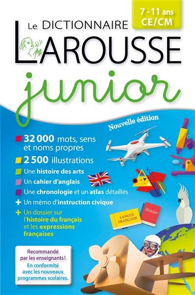 Le dictionnaire Larousse junior, 7-11 ans, CE-CM | Claude Nimmo, Valérie Perrin, Marie-Pierre Belleteste