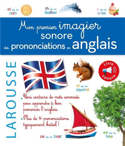 Mon premier imagier sonore des prononciations en anglais | 