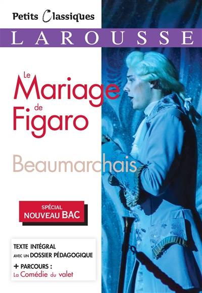 Le mariage de Figaro : comédie : spécial nouveau bac | Pierre-Augustin Caron de Beaumarchais, Marion Martin-Suhamy, Julie Laher