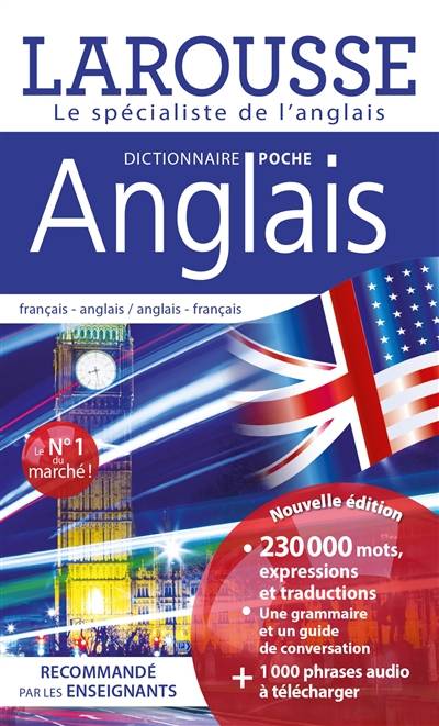 Anglais : dictionnaire de poche : français-anglais, anglais-français | 