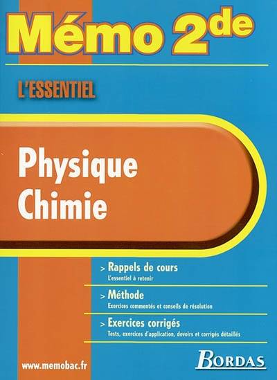 Physique, chimie : rappels de cours, méthode, exercices corrigés | Jean-Claude Paul, Michel Faye