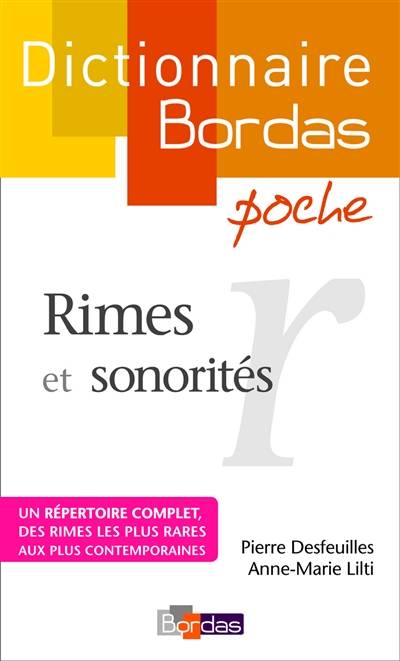 Rimes et sonorités | Pierre Desfeuilles, Anne-Marie Lilti, Jean Pruvost