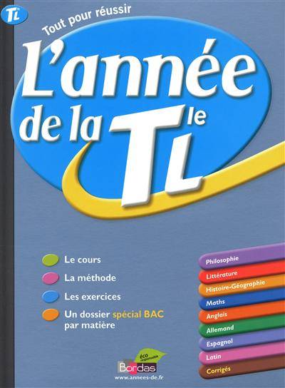 L'année de la terminale L | Sophie Pailloux-Riggi, Jacqueline Turgis-Le Boursicaud