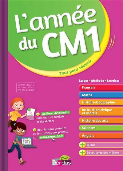 L'année du CM1 : leçons, méthode, exercices : tout pour réussir | Alain Charles