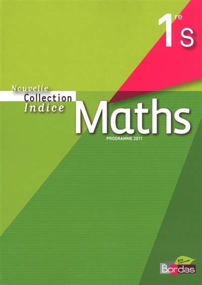 Maths 1re S : programme 2011 | Michel Poncy, Yves Guichard, Marie-Christine Russier