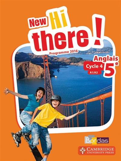 New Hi there ! anglais 5e, cycle 4, A1-A2 : programme 2016 | Daniel Leclercq, Catherine Winter