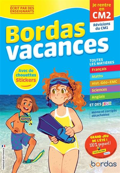 Bordas vacances : je rentre en CM2 : révisions du CM1 | Aline Clavier, Camille Burger