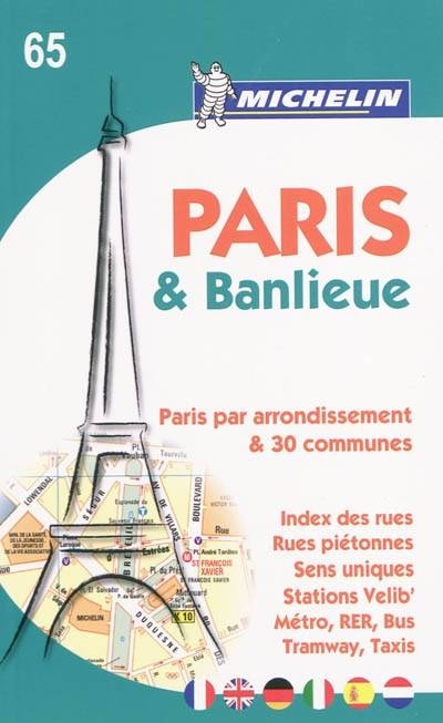 Paris & banlieue : Paris par arrondissement & 30 communes | Manufacture française des pneumatiques Michelin