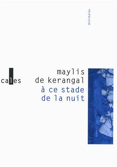 A ce stade de la nuit | Maylis de Kerangal