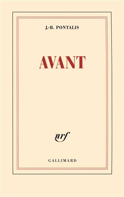 Avant | Jean-Bertrand Pontalis