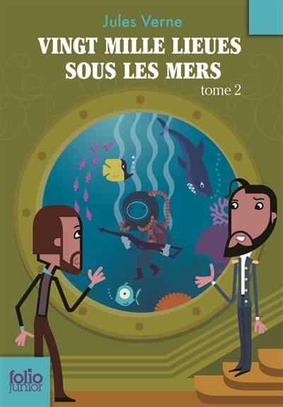 Vingt mille lieues sous les mers. Vol. 2. Deuxième partie | Jules Verne, Alphonse de Neuville, Edouard Riou