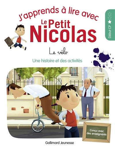 J'apprends à lire avec le Petit Nicolas. Vol. 3. Le vélo : une histoire et des activités, début CP | Marjorie Demaria, Rene Goscinny, Jean-Jacques Sempe