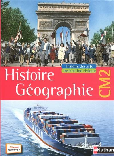 Histoire géographie CM2 : histoire des arts, instruction civique : manuel | Jean-Pierre Chevalier, Roselyne Le Bourgeois, Daniel Bensimhon, Claudine Boulanger, Jerome Damblant, Martine Picrel