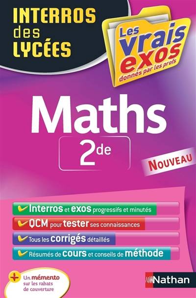 Maths 2de | Erick de Brauwère