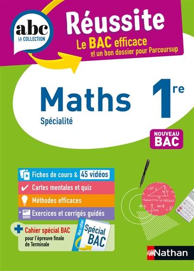 Maths 1re : spécialité : nouveau bac | Pierre-Antoine Desrousseaux