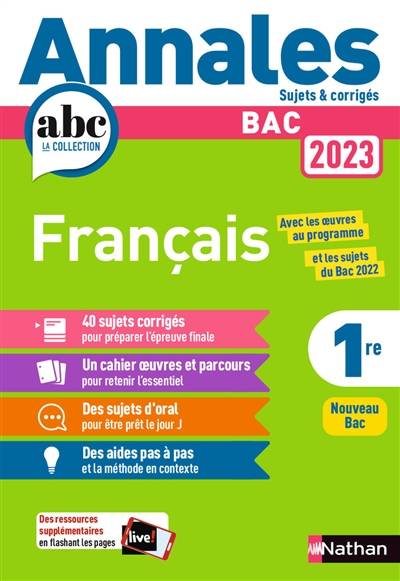 Français 1re : nouveau bac, 2023 | Anne Cassou-Noguès, Delphine Fradet, Séléna Hébert, Florence Renner