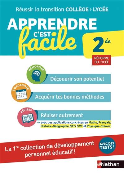 Apprendre c'est facile : 2de : réforme du lycée | 