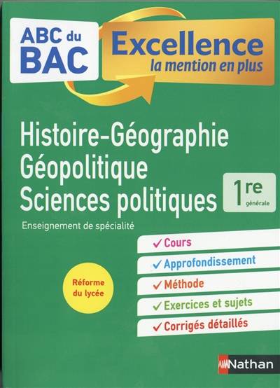 Histoire géographie, géopolitique, sciences politiques 1re générale : enseignement de spécialité : réforme du lycée | Frédéric Fouletier, Johann Protais, Alain Rajot, Eloi Rousseau