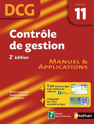 Contrôle de gestion, DCG épreuve 11 | Michel Coucoureux, Thierry Cuyaubere, Jacques Muller