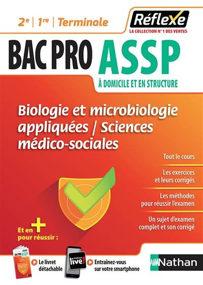 Biologie et microbiologie appliquées, sciences médico-sociales : bac pro ASSP à domicile et en structure, 2de, 1re, terminale | Elisabeth Baumeier, Caroline Lavaivre, Delphine Marais, Blandine Savignac