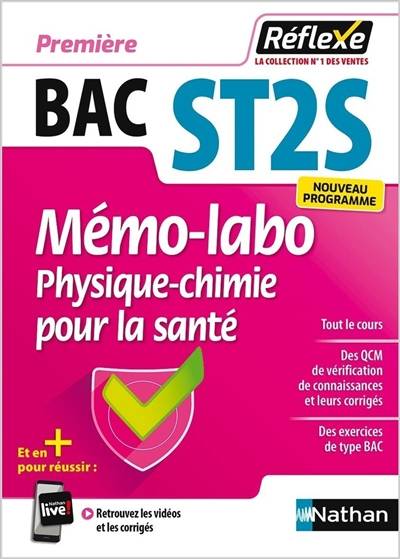 Mémo-labo physique-chimie pour la santé, première bac ST2S : nouveau programme | Jean-Luc Azan