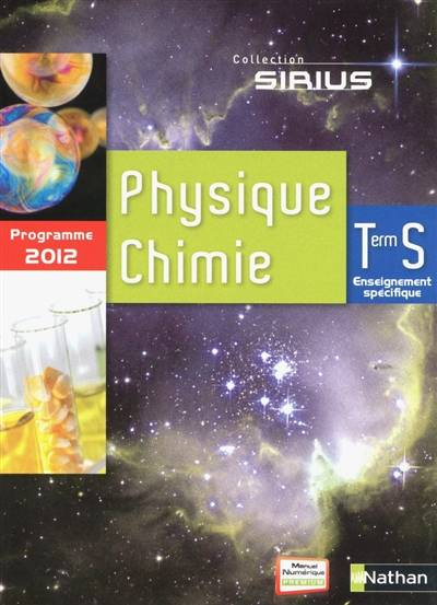 Physique chimie terminale S, enseignement spécifique | Valéry Prévost, Bernard Richoux