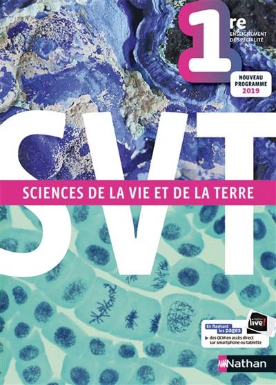 SVT, sciences de la vie et de la Terre 1re enseignement de spécialité : nouveau programme 2019 | Marc Jubault-Bregler