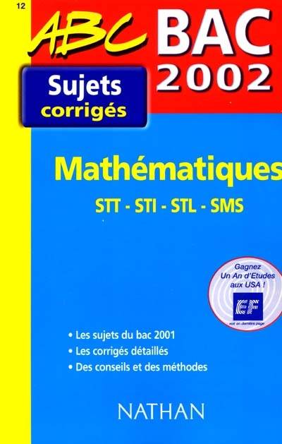 Maths STT, STI, STL, SMS | Michel Poncy