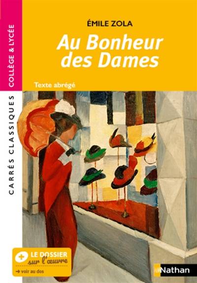 Au bonheur des dames : 1883 : texte abrégé | Emile Zola, Cécile de Cazanove