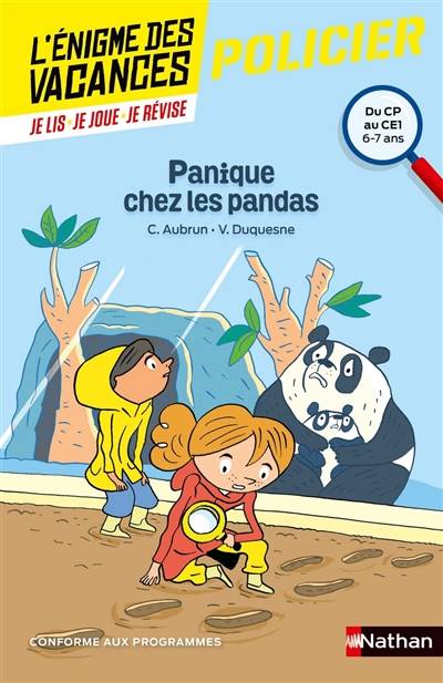 Panique chez les pandas : du CP au CE1, 6-7 ans : conforme aux programmes | Claudine Aubrun, Vincent Duquesne, Laurent Audouin