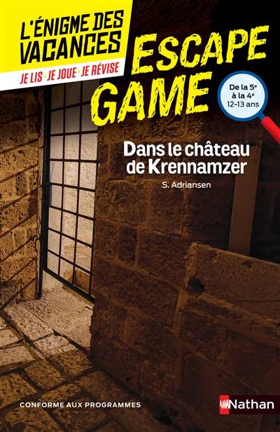 Dans le château de Krennamzer : de la 5e à la 4e, 12-13 ans | Sophie Adriansen