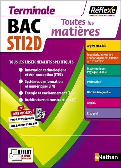 Bac STI2D terminale : toutes les matières | 