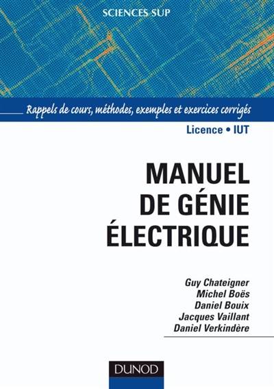 Manuel de génie électrique | 